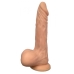 Cum Quake 2 Throbbing Pulsating Dildo Suction Cup & Remote Beige