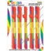 Rainbow Pecker Straws 10 Pack Multi-Color