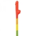 Rainbow Pecker Straws 10 Pack Multi-Color