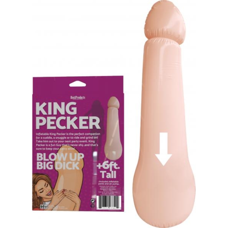 King Pecker 6ft Giant Inflatable Penis