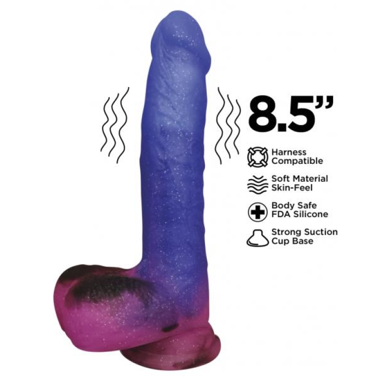 Stardust Milky Way 8.5in Dildo Vibrating