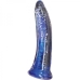 Stardust Galactic Stellar Jelly Dildo 8in Crystal Blue Multi-Color