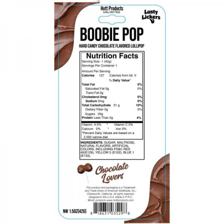 Boobies Pop Chocolate Lovers