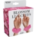 Blossom Luv Cuffs Flower Cuffs Pink Silver