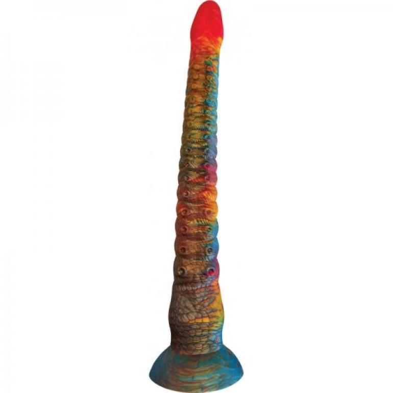 Stardust Kinky Kraken Jr 12 In Silicone Toy Multi-Color