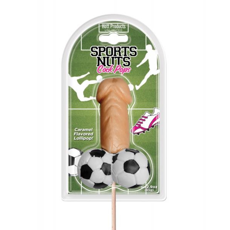 Sports Nuts Penis Pops Soccer Balls Caramel Lovers