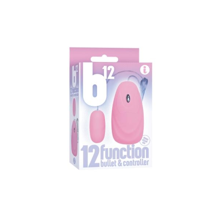 B12 Bullet Vibrator and Controller Pink