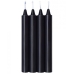 Make Me Melt Sensual Warm Drip Candles 4 Pack Black