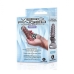 The 9's Vibrofinger Ribbed Finger Massager Grey Smoke