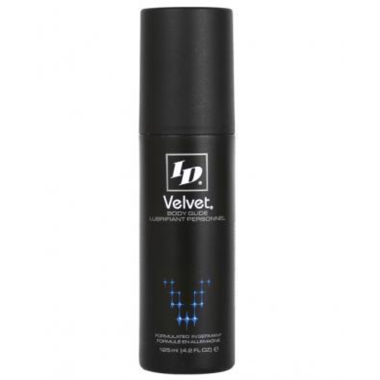 ID Velvet Silicone Based Lubricant 4.2 oz Clear
