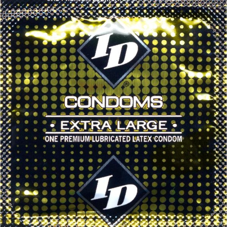 ID Extra Large Condom 3 Pack Latex Condoms Clear