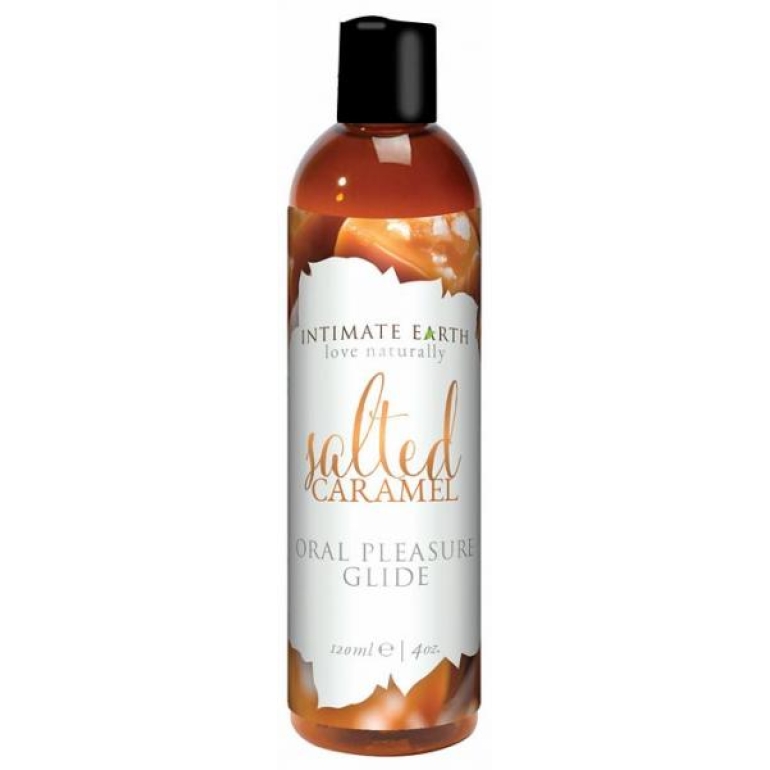 Intimate Earth Flavored Glide Salted Caramel 4oz