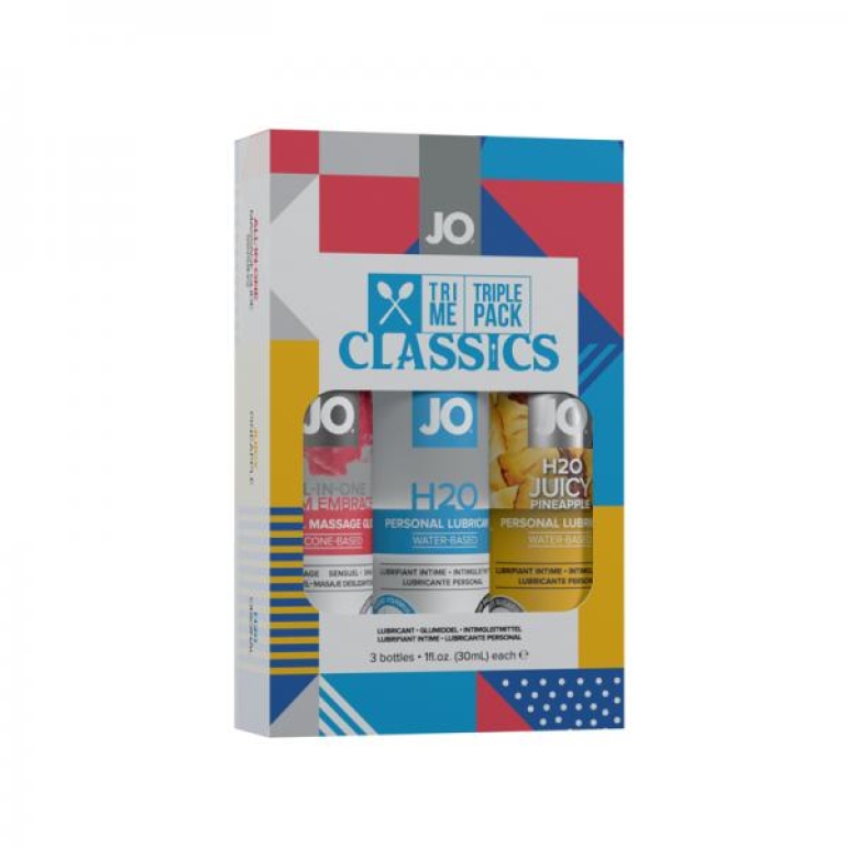 Jo Tri Me Classics Triple Pack Lubricant Assorted