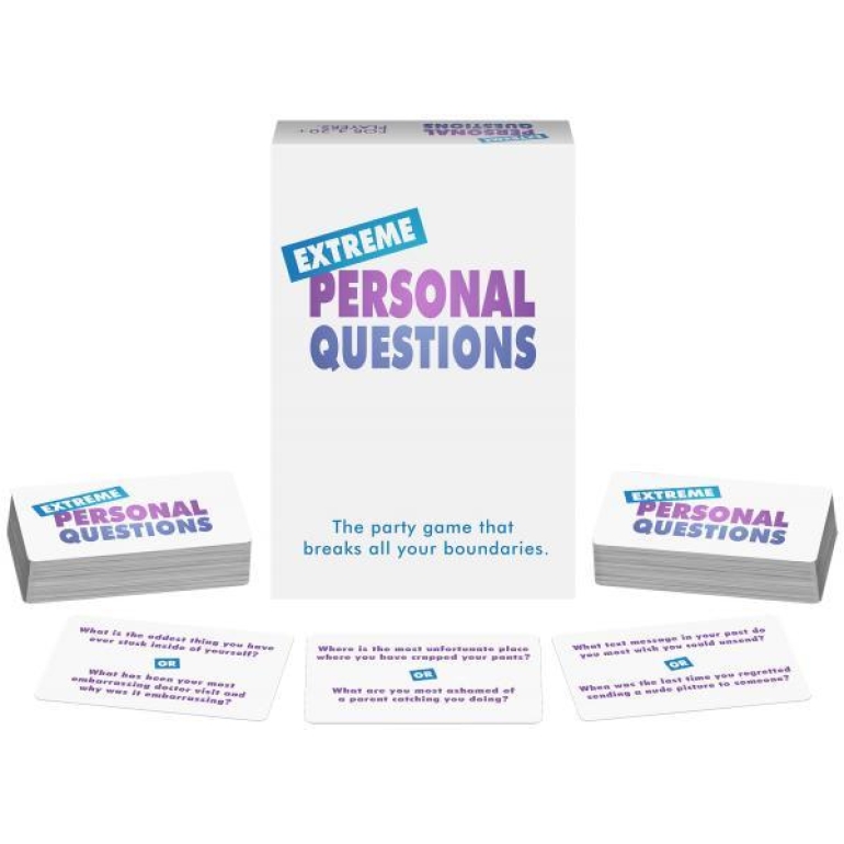 Extreme Restraints Personal Questions Adult Party Game Multi-Color