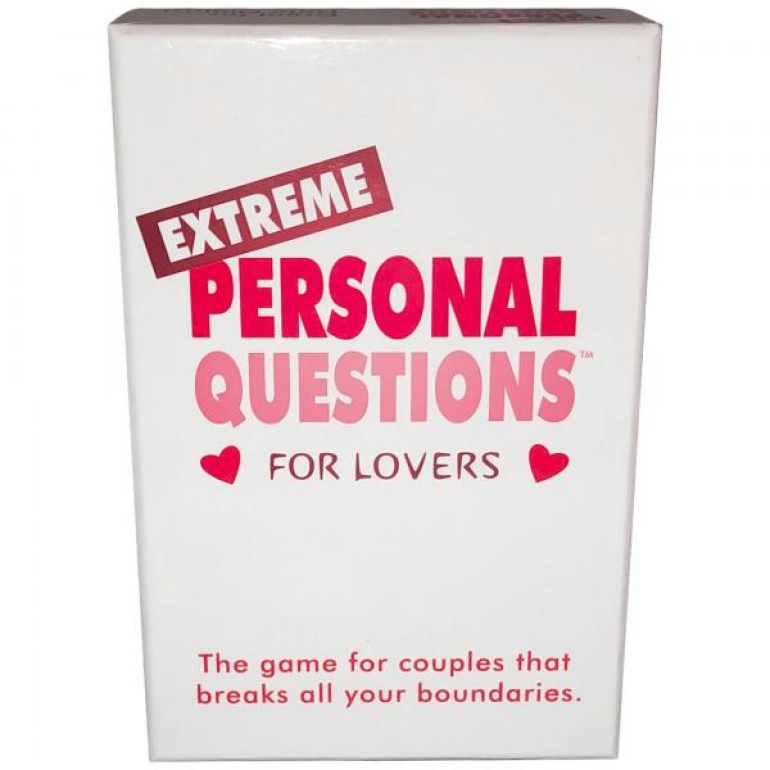 Extreme Restraints Personal Questions For Lovers Game