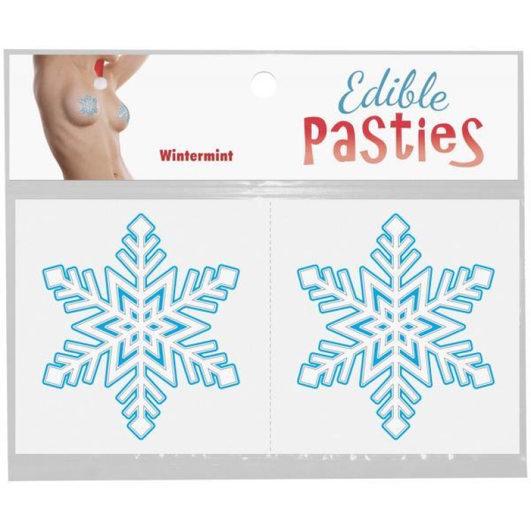 Edible Body Snowflakes Pasties Wintermint One Size Fits Most