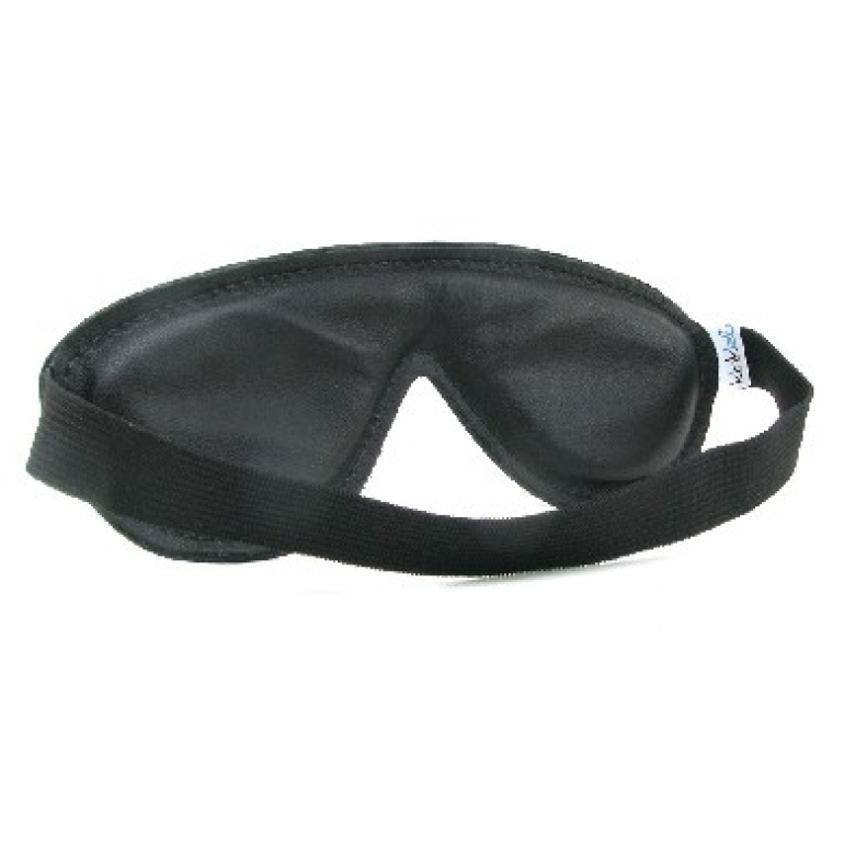 Non-Leather Padded Blindfold Black