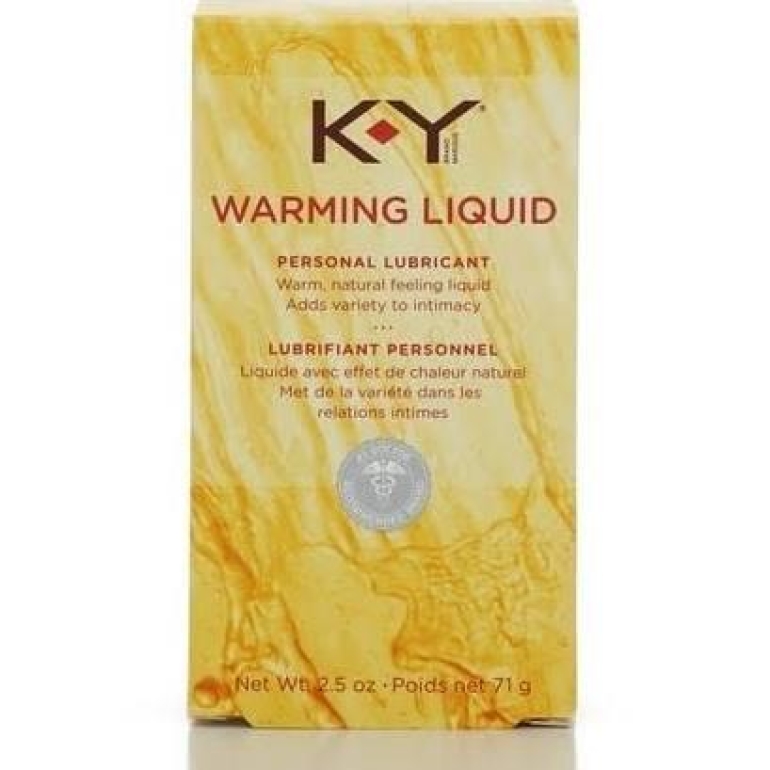 K-Y Warming Liquid Lubricant 2.5oz Clear