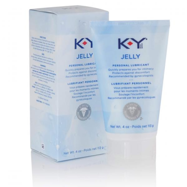K-Y Jelly Lubricant 4oz Tube Clear