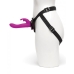 Happy Rabbit Vibrating Strap On Harness Set Purple One Size Fits Most