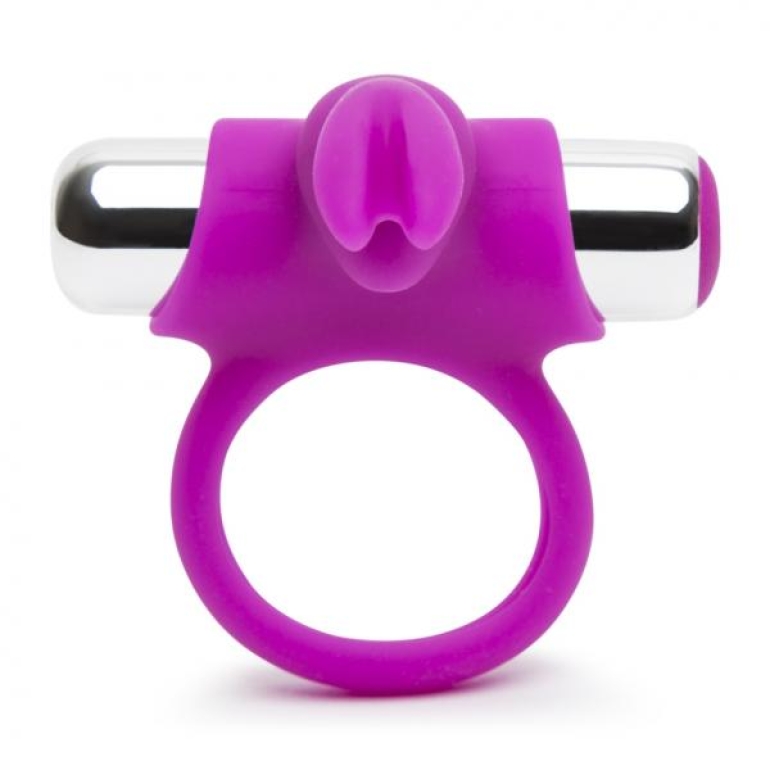 Happy Rabbit Vibrating Penis Ring Purple