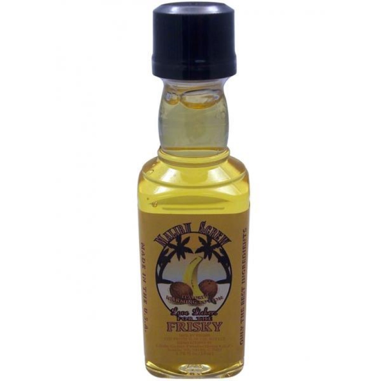 Love Lickers Flavored Warming Oil 1.76 oz - Malibu Screw Tropical Fruit