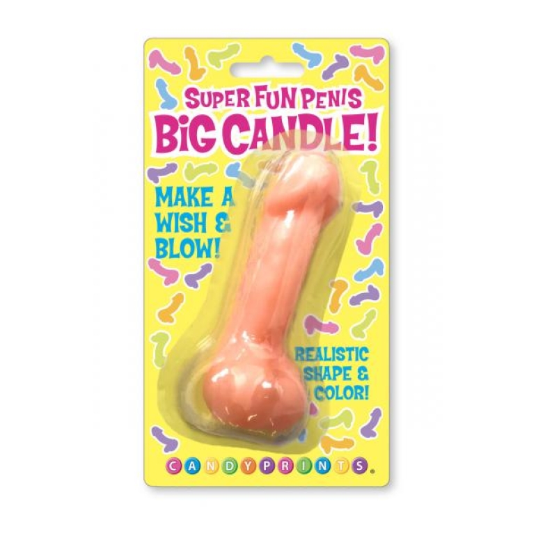 Super Fun Penis Big Candle Pink