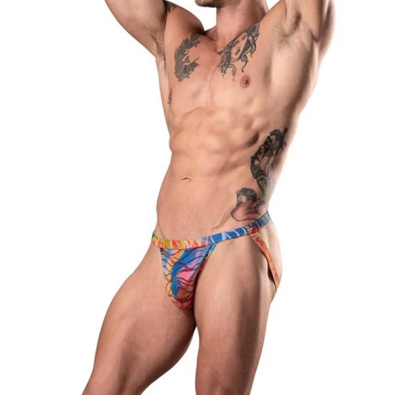 Your Lace Or Mine Jock Multi Color S/m