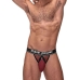 Penis Pit Penis Ring Jock Burgundy S/m