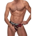 Penis Pit Penis Ring Jock Burgundy S/m