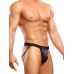 Jock Strap Satin Lycra Black Large/XL Underwear L/XL