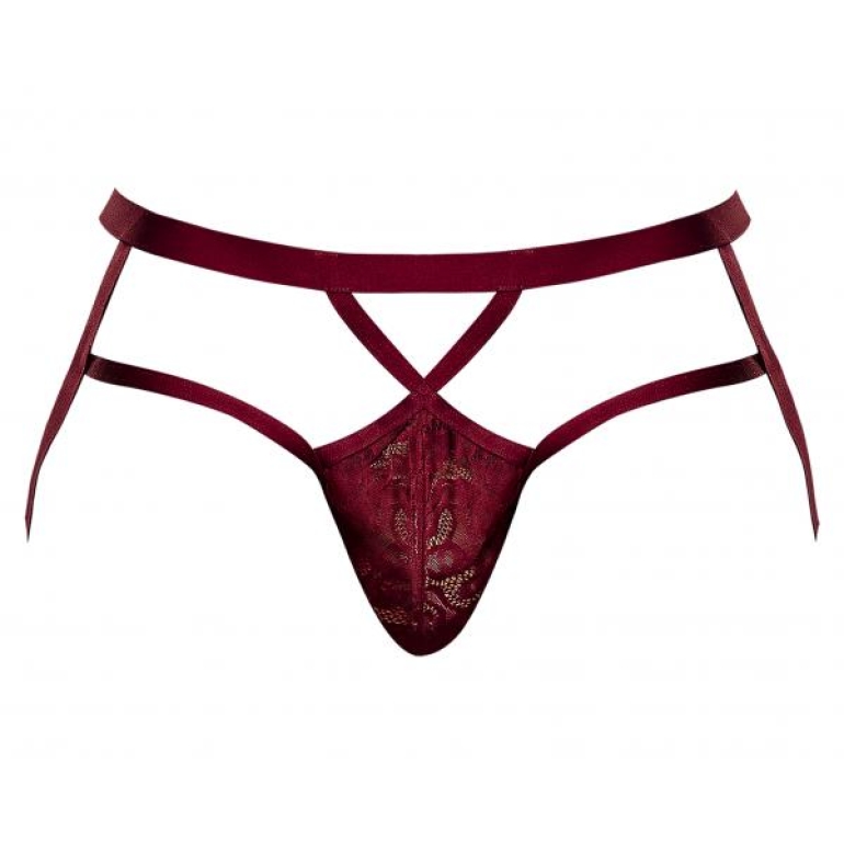 Lucifer Strappy Jock Burgundy L/xl