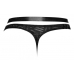 Rude Awakening Strap Thong Black L/xl