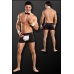 Male Power Butt-ler Costume S/M Black White