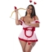 Cupid Cutie Costume Pink 2xl Red