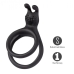 Atlas Silicone Bunny Headed Penis Ring Black