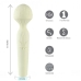 Marlie Cannabis Bendable Wand Vibrating & Rechargeable White