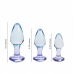 Butties 3pc Acrylic Anal Plug Set Translucent