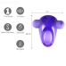 Casey Vibrating Erection Enhancer Ring Purple