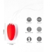 Shortcake Strawberry Shaped Rechargeable Egg Red