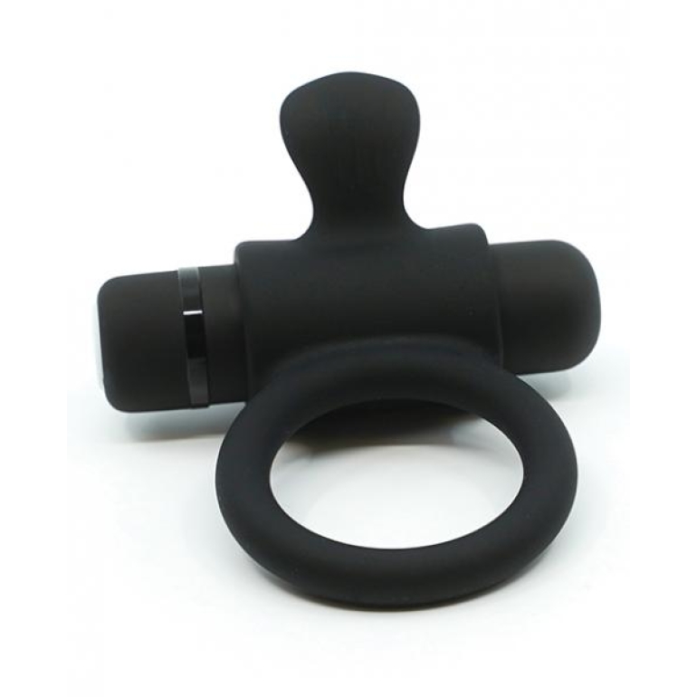 Sensuelle Silicone Bull Ring Black