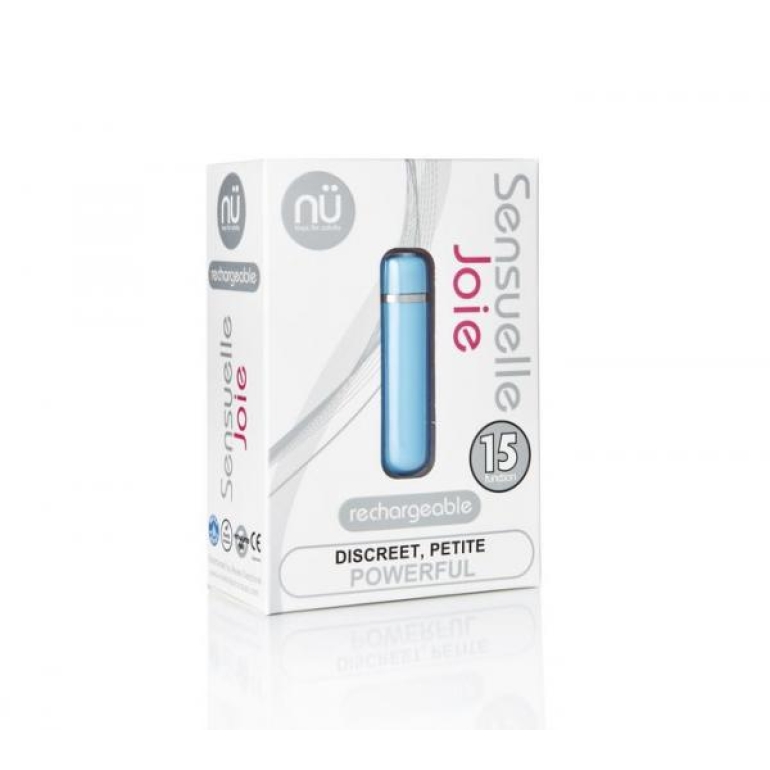 Sensuelle Joie Bullet Vibrator 15 Function Blue