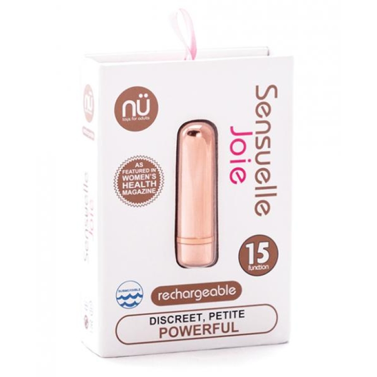 Sensuelle Joie Bullet Vibrator In Gift Box Rose Gold