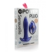 Power Plug Remote Control Butt Plug Ultra Violet Blue