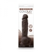 Colours Pleasures Vibrating 5 Dildo Dark Brown 