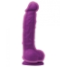 Colours Dual Density 5 inches Dildo Purple