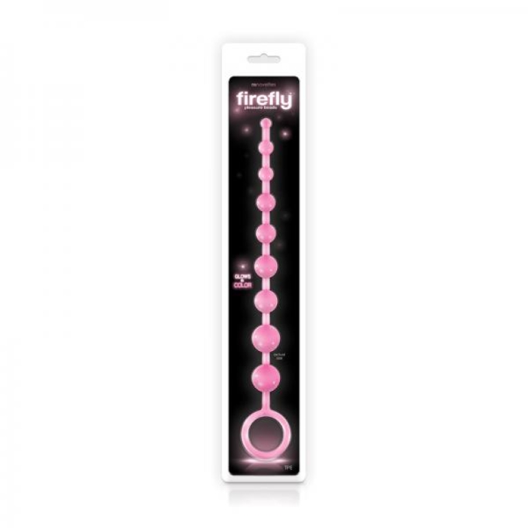 Firefly Pleasure Beads Pink Glow in the Dark