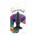 Unicorn Tails Rainbow Butt Plug Black