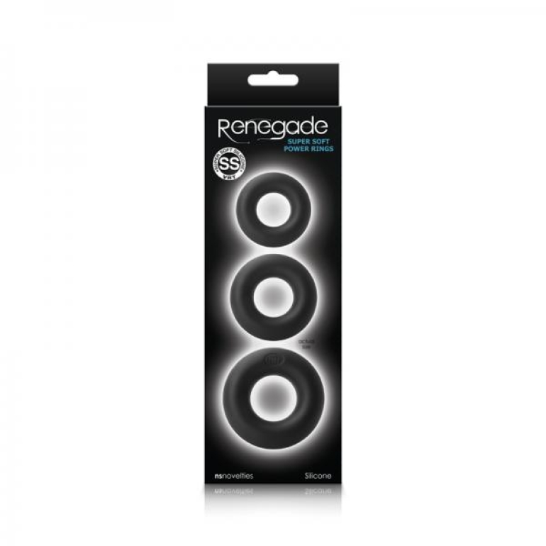 Renegade Super Soft Power Rings Black