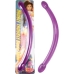 Double Trouble Slender Bender 17 inches Purple Dildo